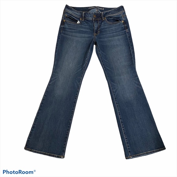 size 12 american eagle jeans in inches